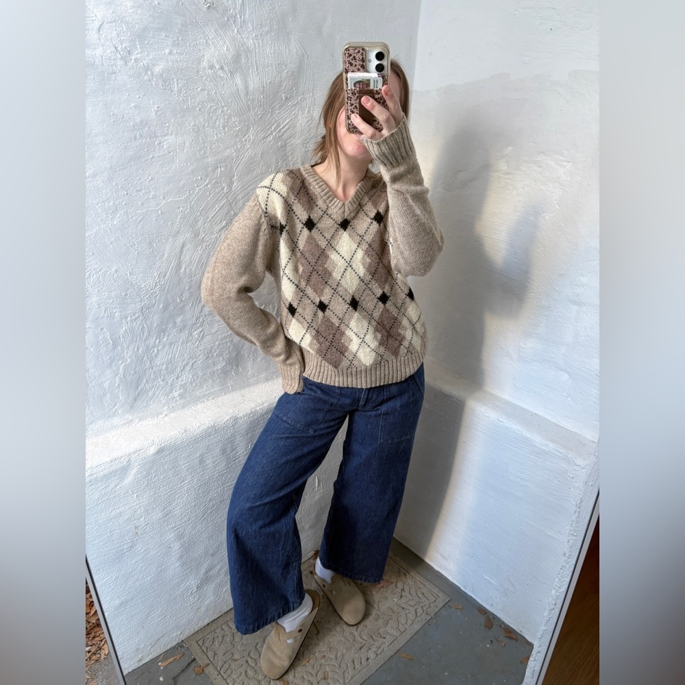 vintage McGregor argyle V-neck sweater - Picture 9 of 13